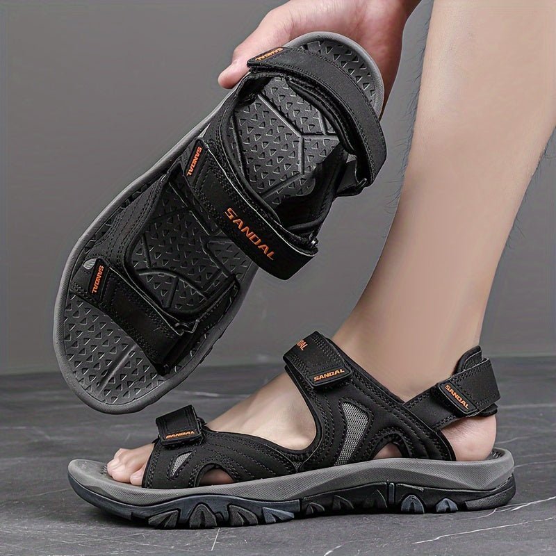 Closed-Toe Walking Sandals — Ventilated Open-Frame Construction