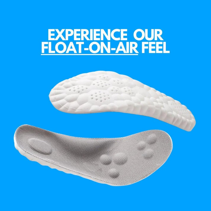 Solette in memory foam CloudSole — Supporto dell'arco plantare CloudBounce 4D, comfort ortopedico, sollievo dal dolore