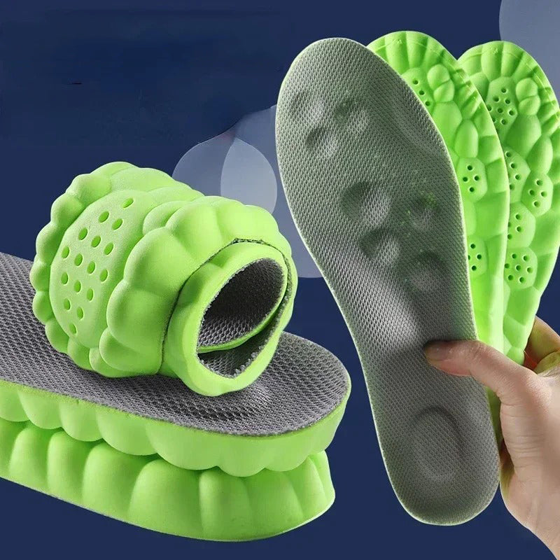 Solette in memory foam CloudSole — Supporto dell'arco plantare CloudBounce 4D, comfort ortopedico, sollievo dal dolore