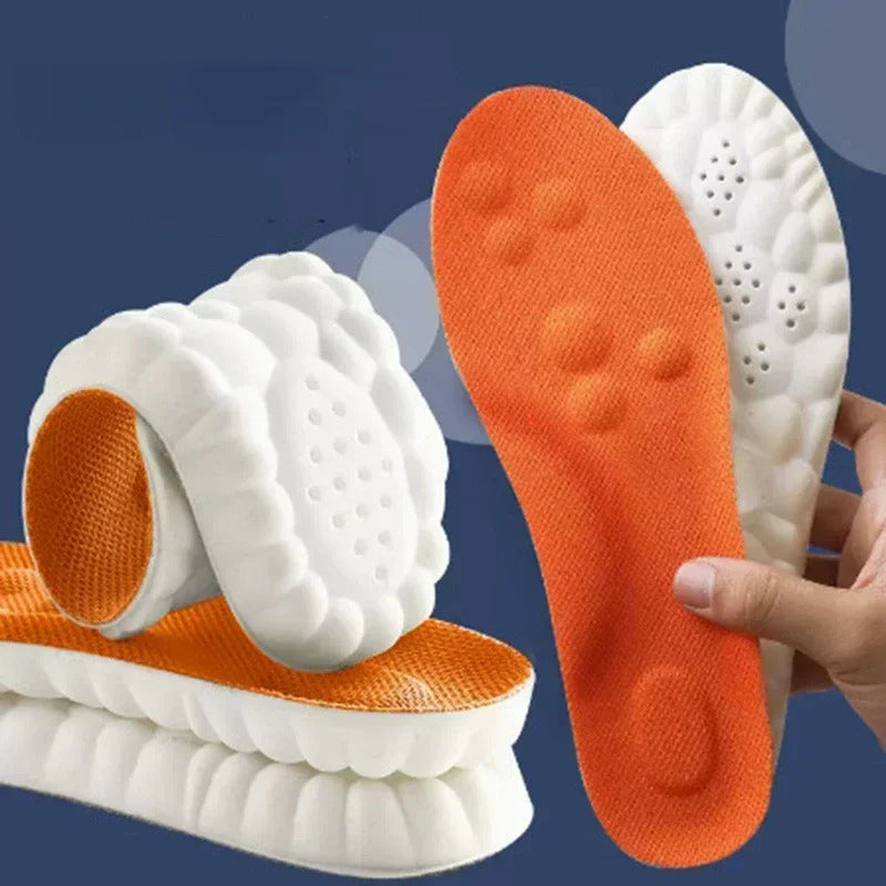 Solette in memory foam CloudSole — Supporto dell'arco plantare CloudBounce 4D, comfort ortopedico, sollievo dal dolore