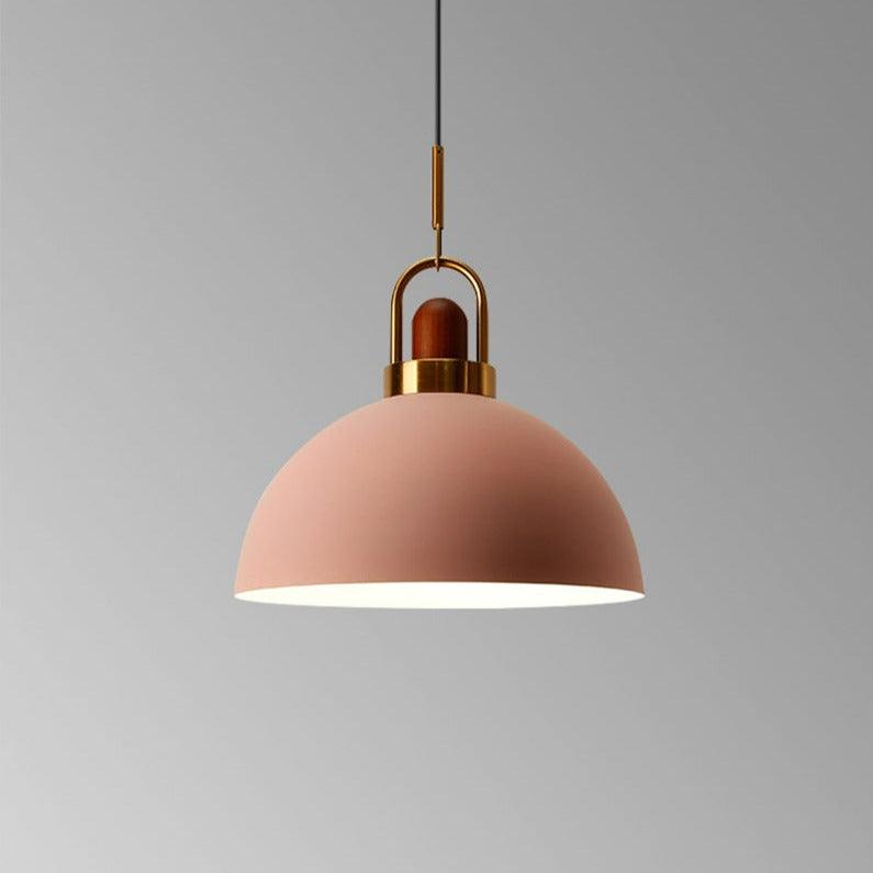 Lámpara LED de techo de madera Nordic Single Macaron | boxzora