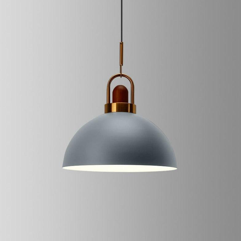 Lámpara LED de techo de madera Nordic Single Macaron | boxzora