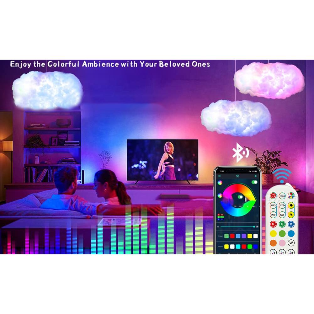 Bunte LED-Wolken-Nachtleuchte — Astronauten-Design