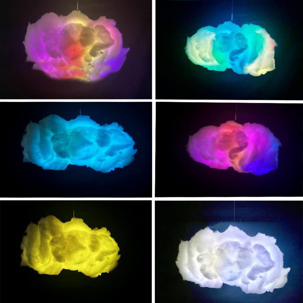 Bunte LED-Wolken-Nachtleuchte — Astronauten-Design
