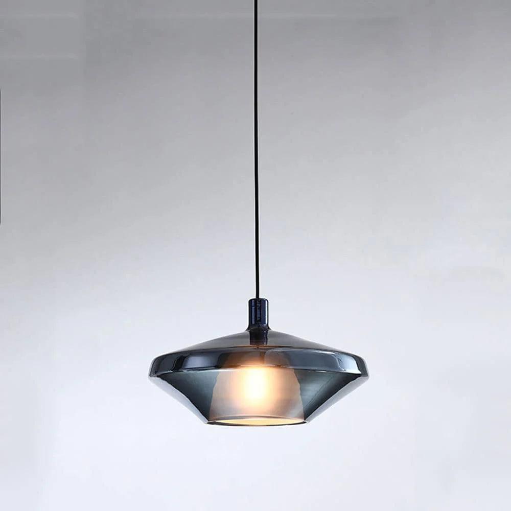Lámpara colgante nórdica creativa de cristal de colores para el comedor | boxzora