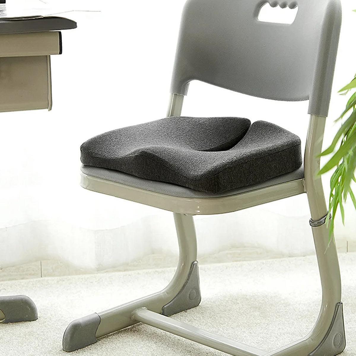 Pernă ergonomică pentru scaun ErgoRelief — Susținere din spumă cu memorie, reducerea presiunii