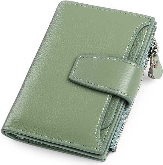 Portofel din piele naturală cu protecție RFID — design compact și multifuncțional