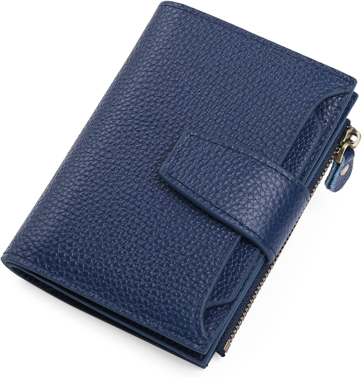 Portofel din piele naturală cu protecție RFID — design compact și multifuncțional