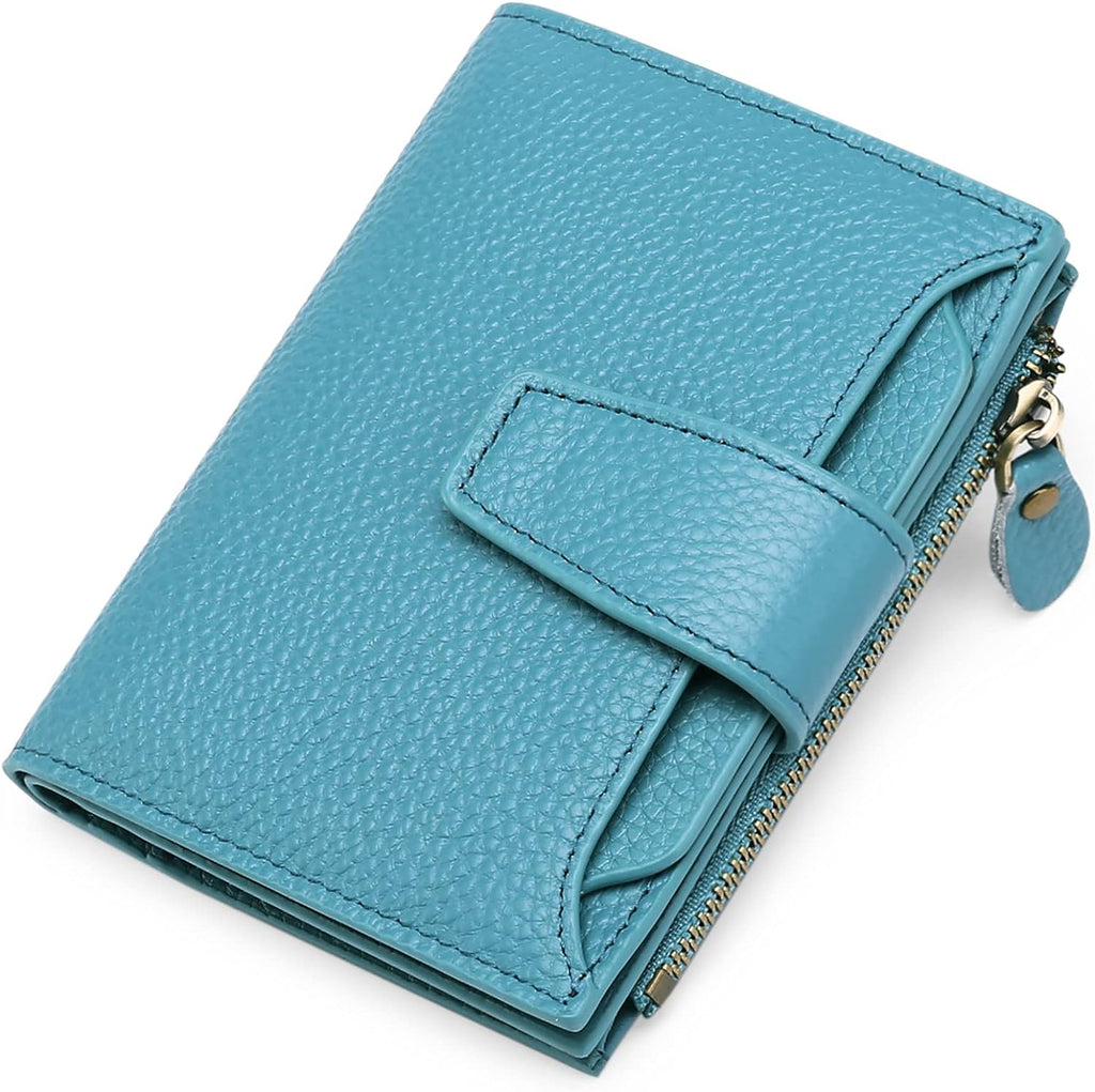 Portofel din piele naturală cu protecție RFID — design compact și multifuncțional