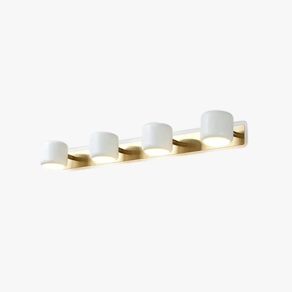 Lámparas cilíndricas minimalistas para cuadros de baño | boxzora
