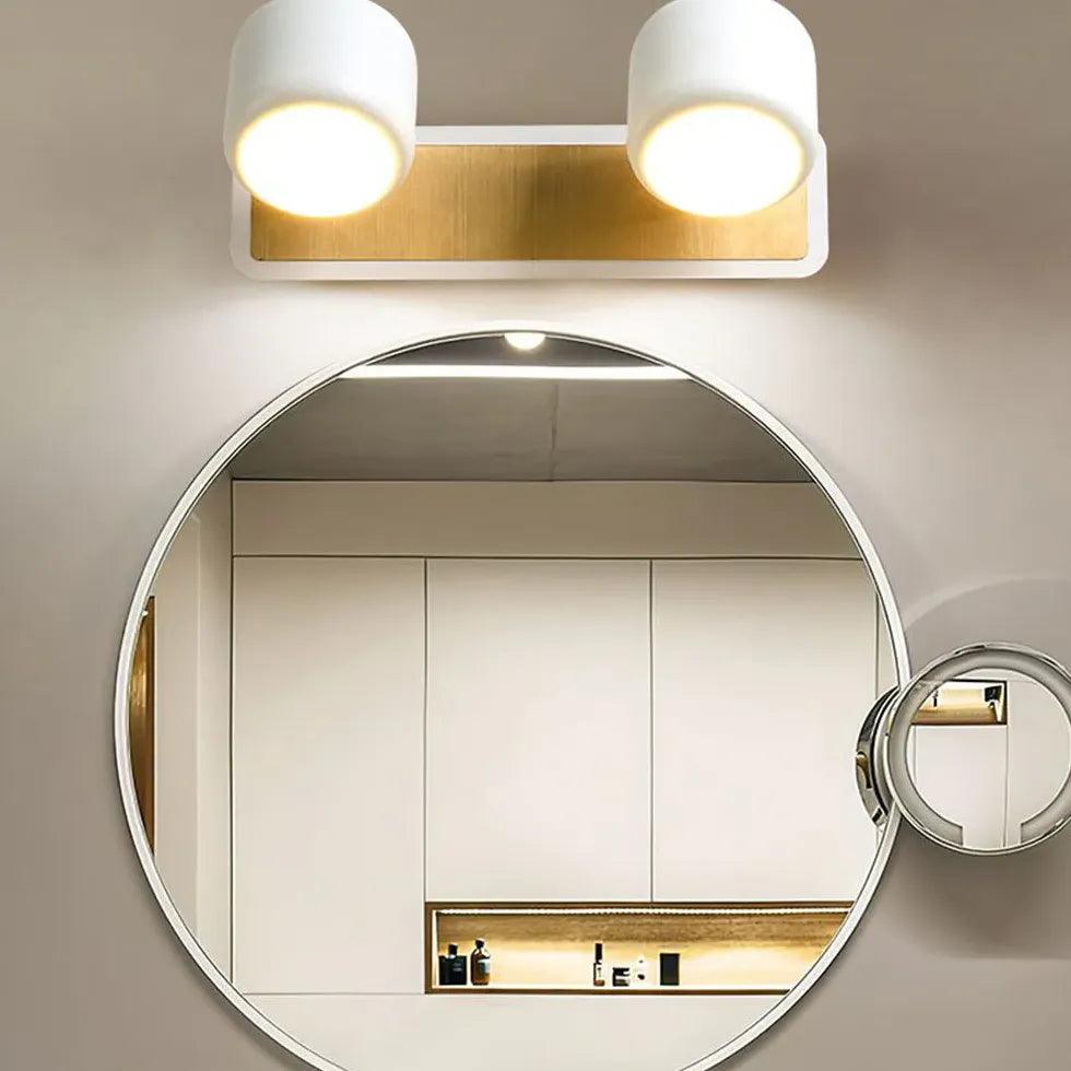 Lámparas cilíndricas minimalistas para cuadros de baño | boxzora
