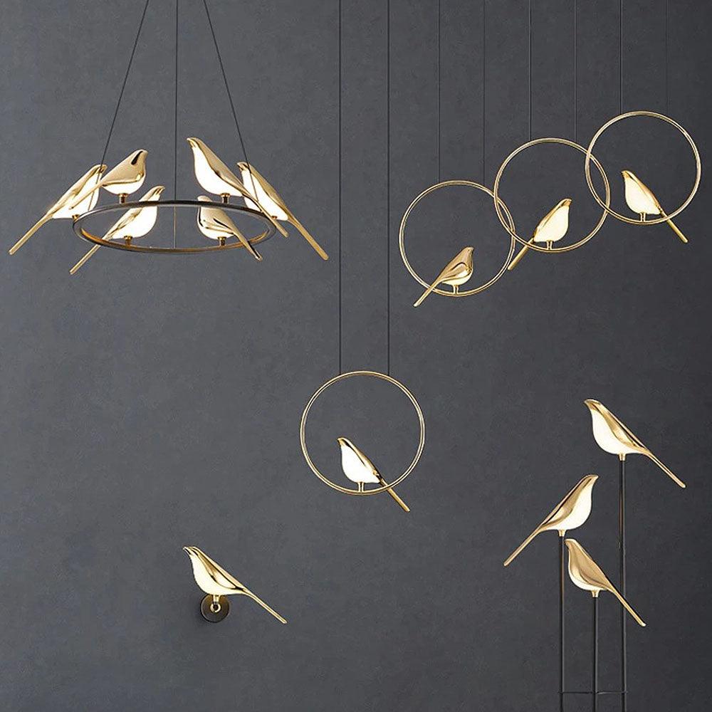LED-Ring-Pendelleuchte aus Metall im Elster-Design | boxzora