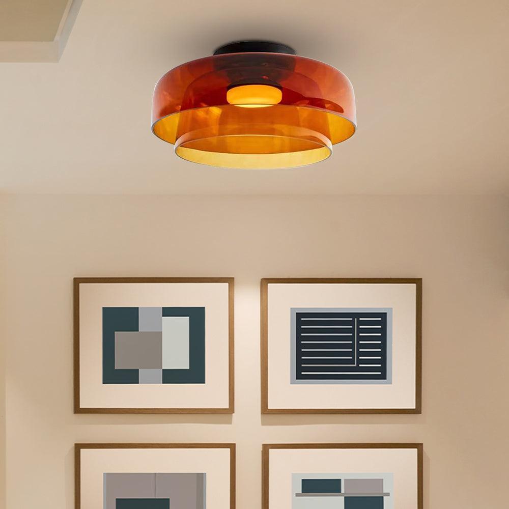 Modern Glass Ceiling Light for Living Room | boxzora