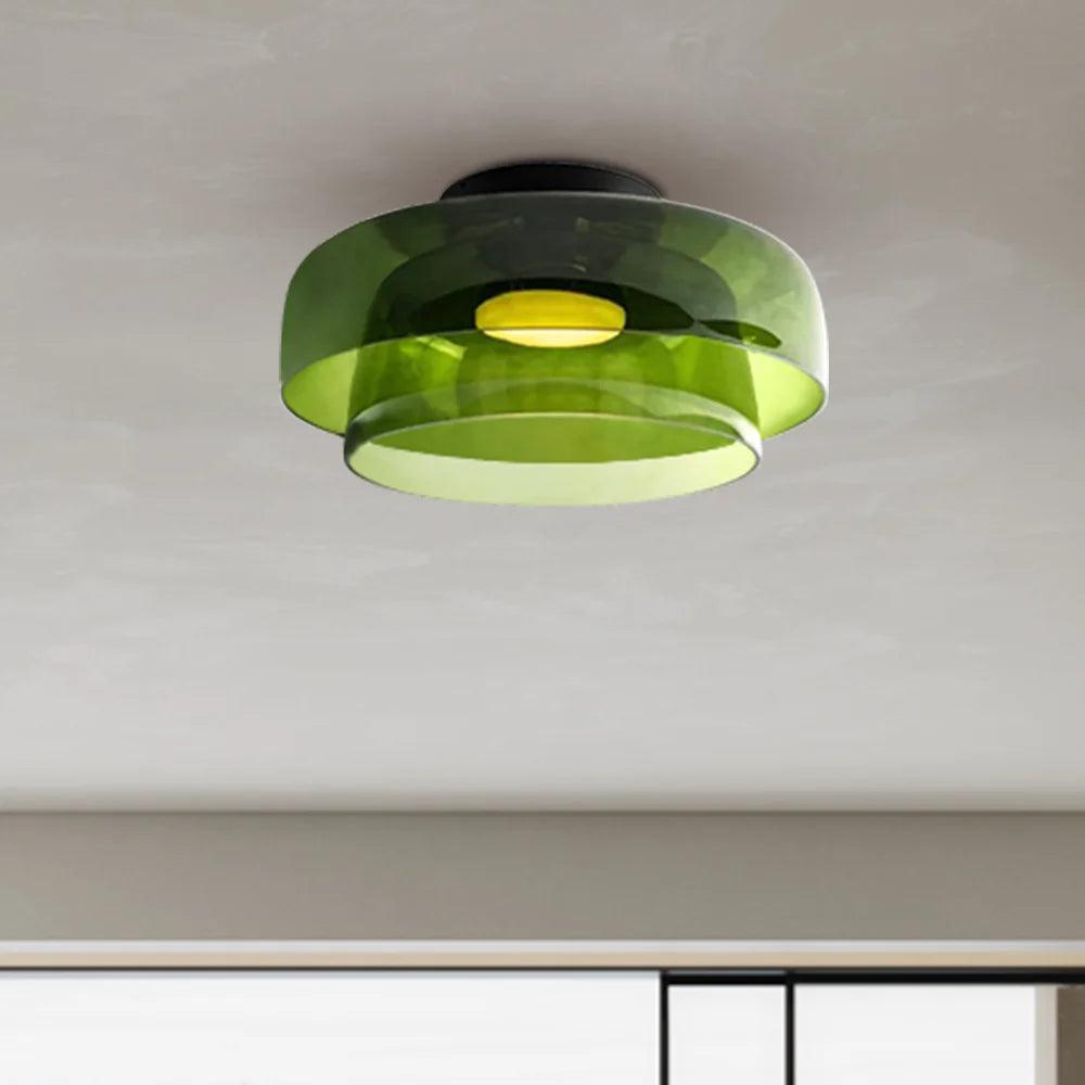 Modern Glass Ceiling Light for Living Room | boxzora