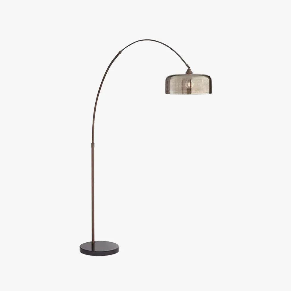 Minimalistische schwarze Bogen-Stehlampe für das Wohnzimmer | boxzora