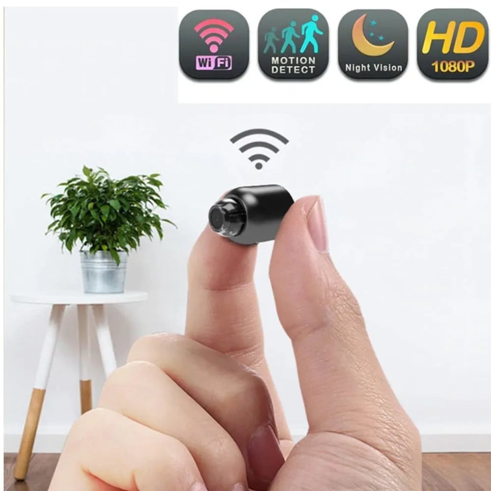 Mini-5G-WLAN-Kamera 1080P HD — 140°-Weitwinkel, Nachtsicht