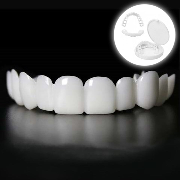 Faccetta estetica rimovibile per il sorriso - faccette cosmetiche dall’aspetto naturale per spazi, discromie e denti mancanti