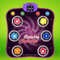 Interactive Dance Mat — 5 Challenge Levels, Built-In Games, Bluetooth Audio & LED Lighting