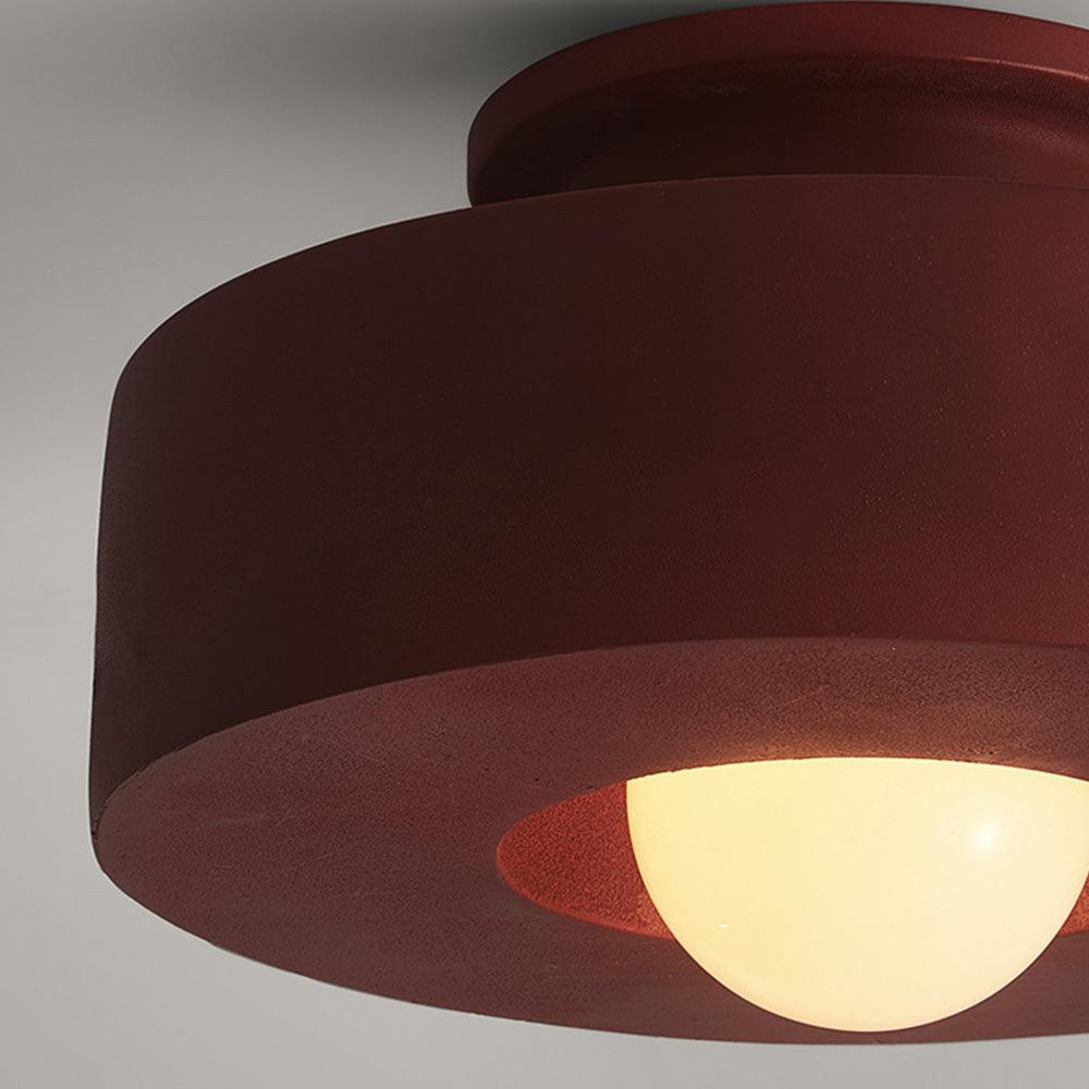 Lámpara de techo moderna de madera con diseño de protección ocular | boxzora