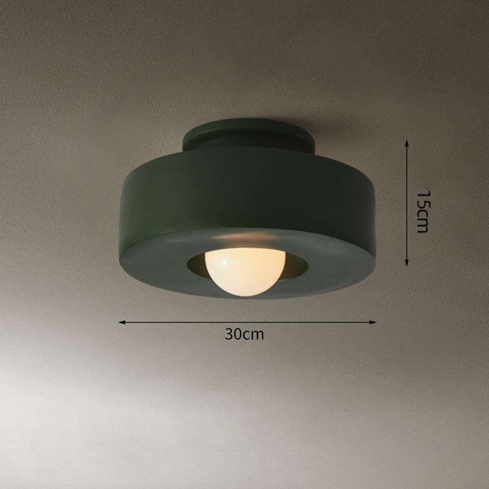 Lámpara de techo moderna de madera con diseño de protección ocular | boxzora