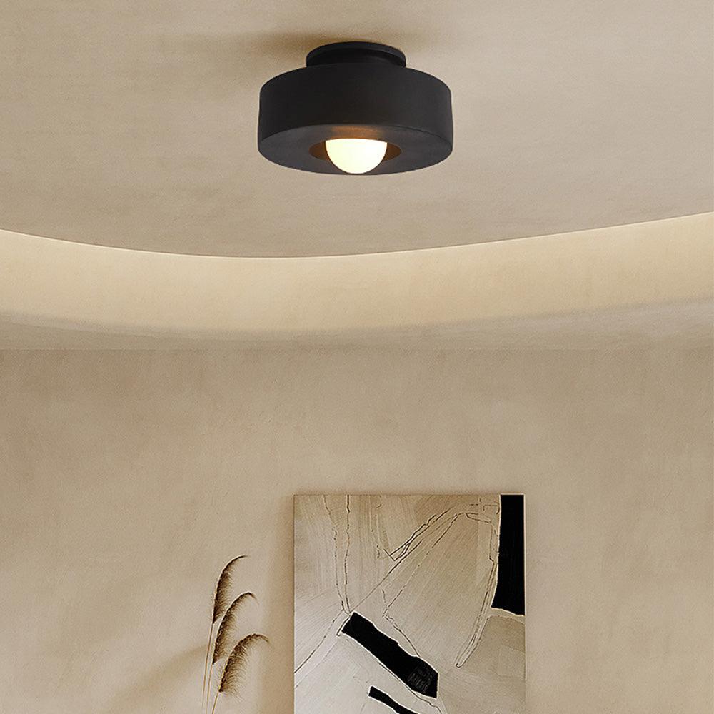 Lámpara de techo moderna de madera con diseño de protección ocular | boxzora