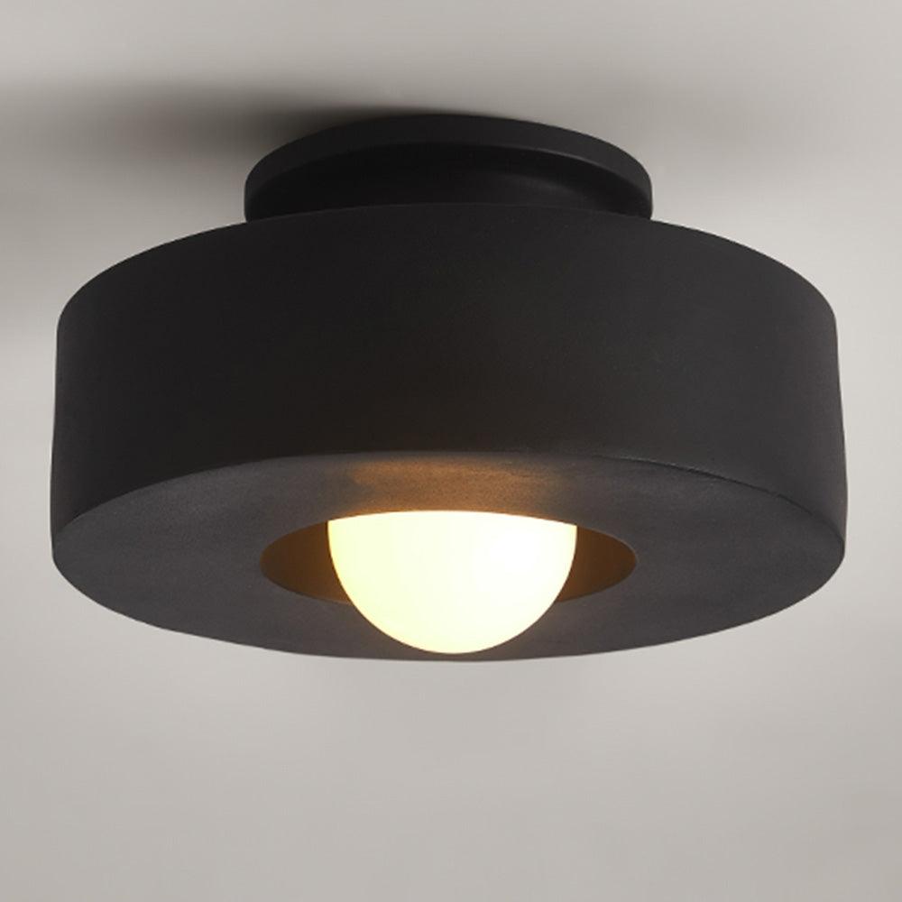 Lámpara de techo moderna de madera con diseño de protección ocular | boxzora