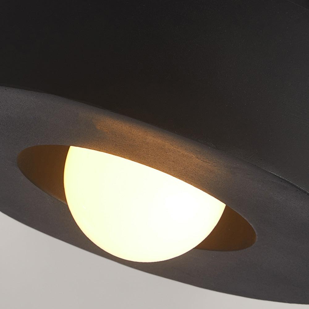 Lámpara de techo moderna de madera con diseño de protección ocular | boxzora