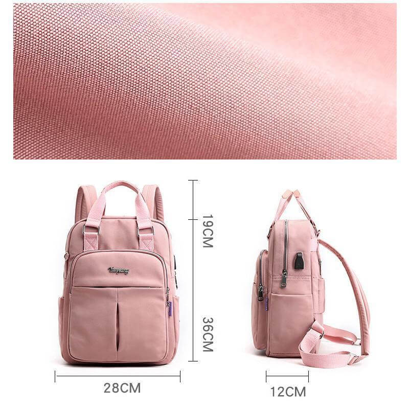 Waterproof Multifunction Backpack – Durable Exterior, Integrated USB Charging Port
