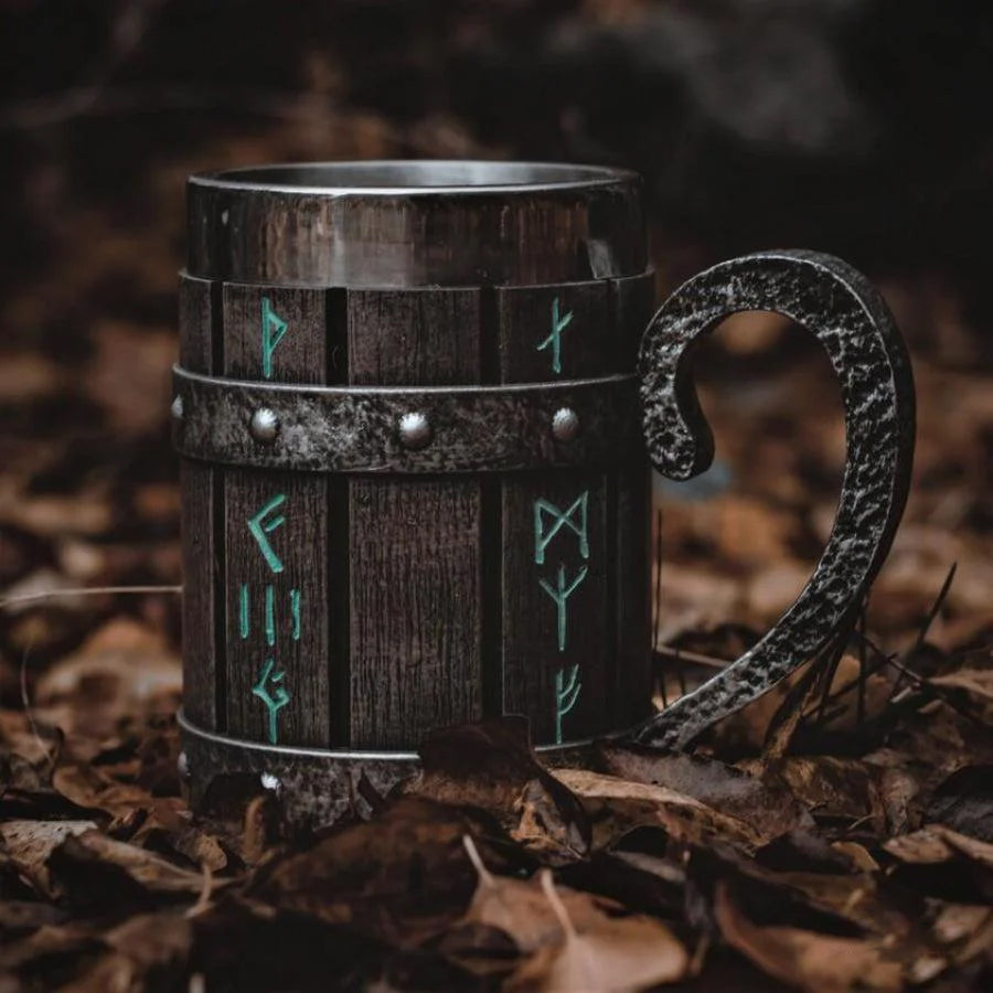 Nordic Rune-bierpul met Noorse mythologie