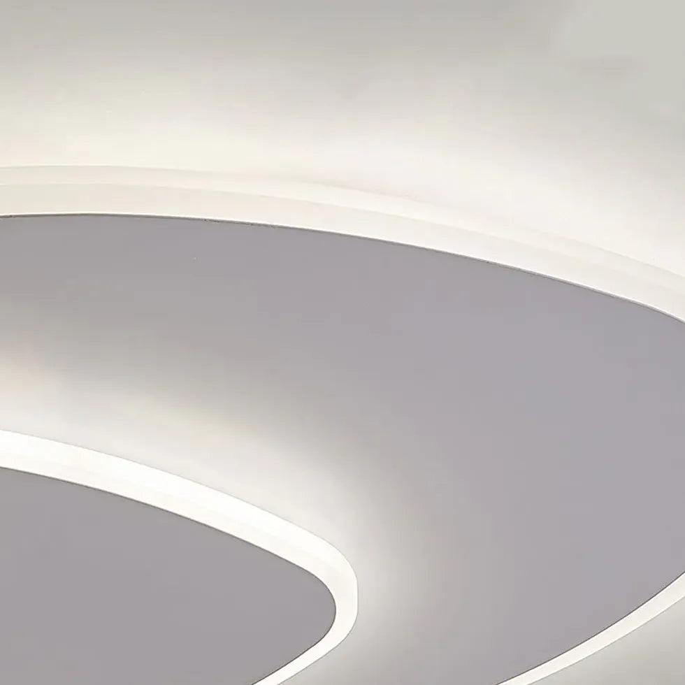 Modern Design Flush Ceiling Light White with Low Blue LED for Bedroom | boxzora