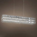 Candeeiro de teto moderno de cristal em forma de gota | boxzora