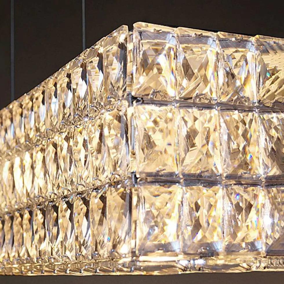 Lámpara colgante moderna de cristal en forma de gota | boxzora