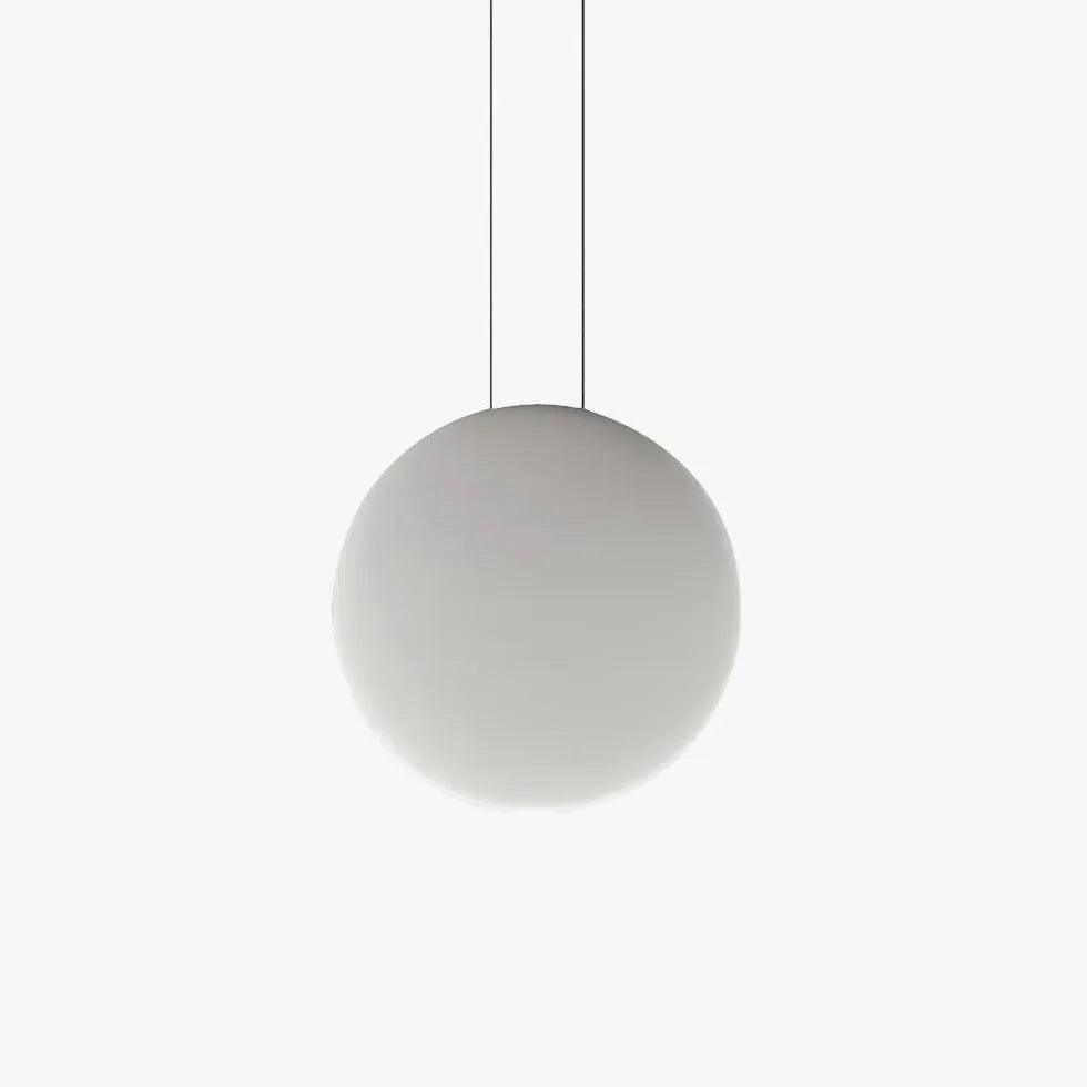 Nowoczesna okrągła lampa wisząca LED z metalowym elementem | boxzora