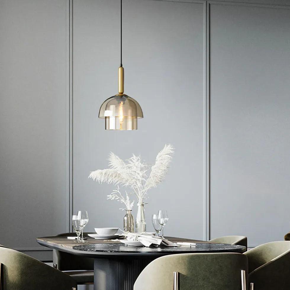 Modern Multi-Layer Glass Pendant Lighting for Dining Room | boxzora