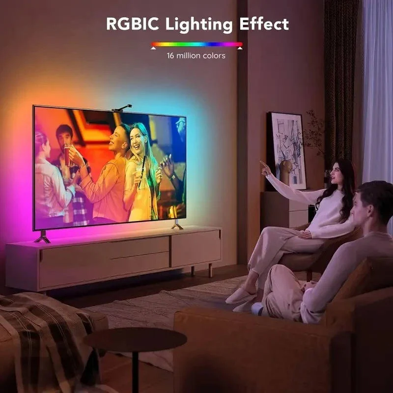 Striscia LED per retroilluminazione TV con sincronizzazione dello schermo
