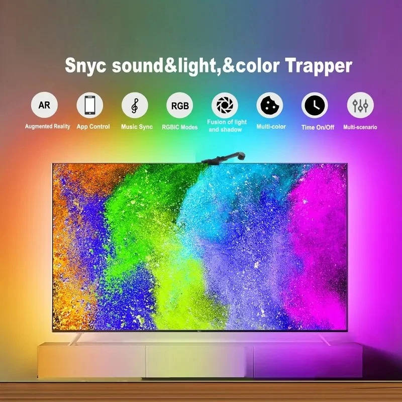 Striscia LED per retroilluminazione TV con sincronizzazione dello schermo