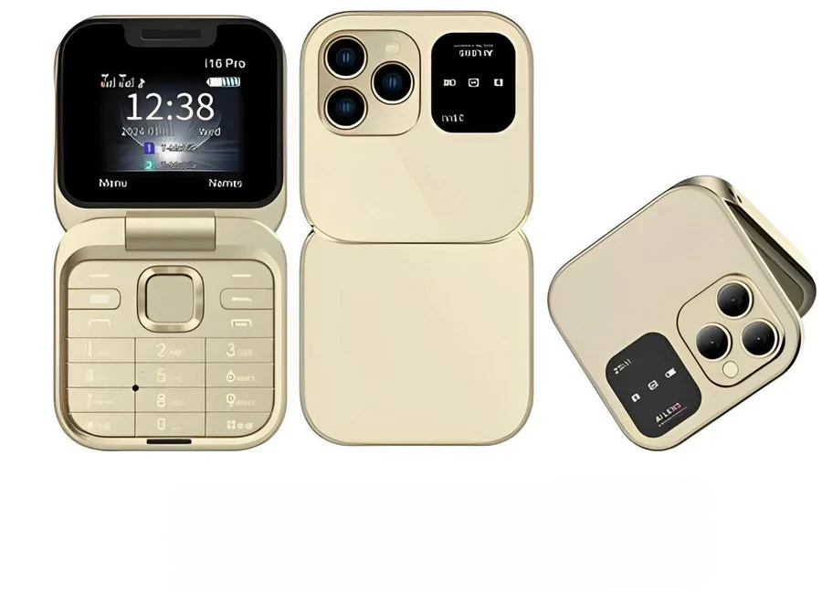 Kompaktes Dual-SIM-Klapphandy – Lange Akkulaufzeit, leichtes Design