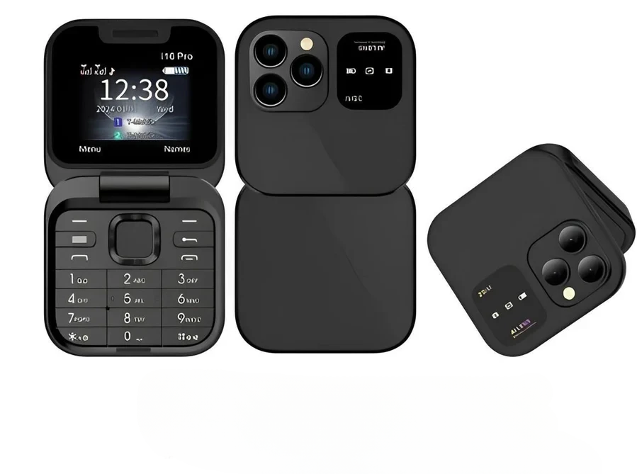 Kompaktes Dual-SIM-Klapphandy – Lange Akkulaufzeit, leichtes Design