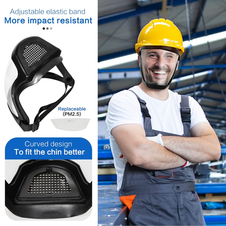 Anti-Fog Face Shield — Splash & Dust Barrier
