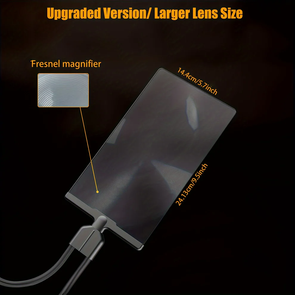 Hands-Free Flexible Neck Magnifying Glass