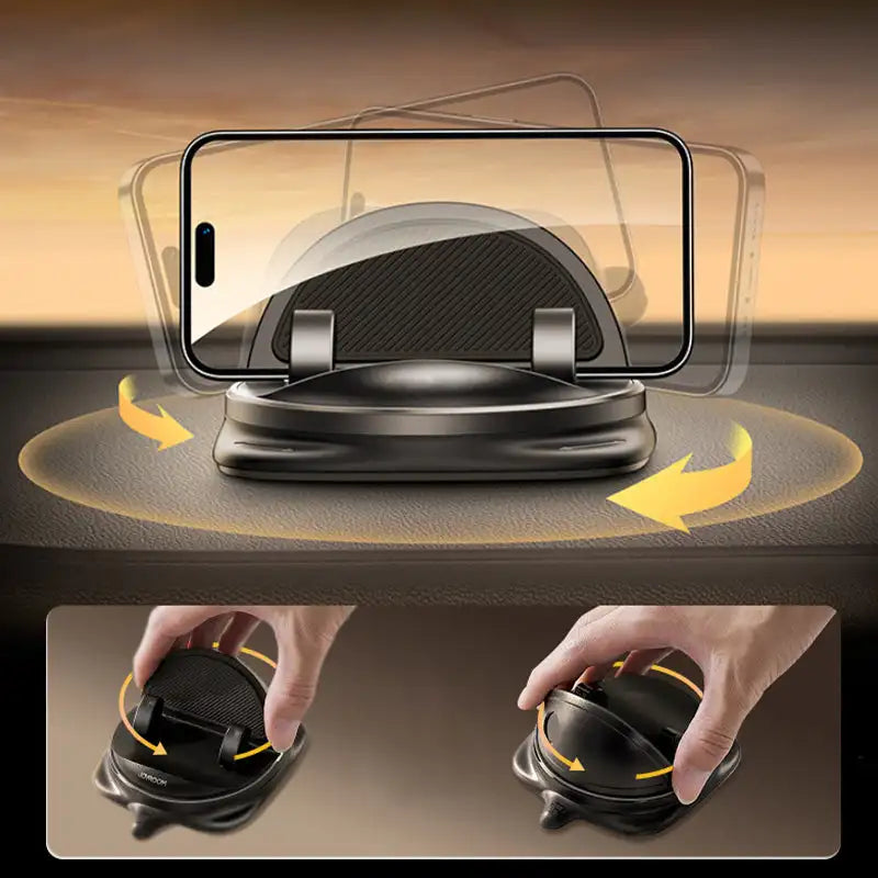 360° RotateX Universal Car Phone Mount — Secure Adjustable Rotating Smartphone Holder