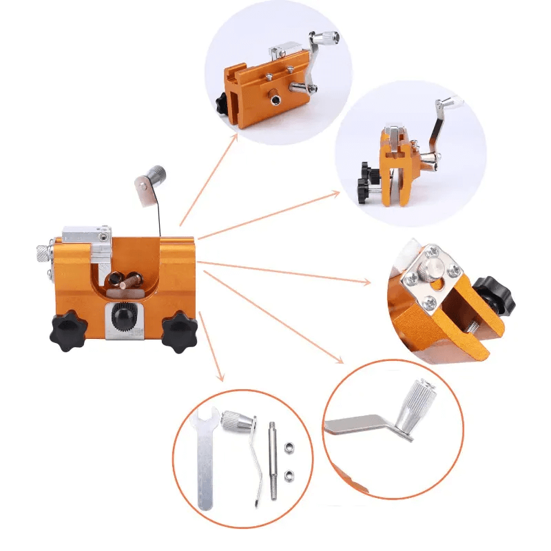 Chainsaw Chain Sharpener — Professional and Efficient Sharpening, 30-Degree Grinding Angle