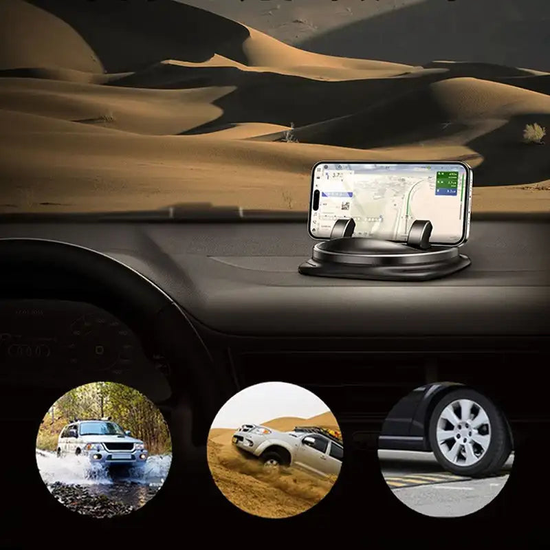 360° RotateX Universal Car Phone Mount — Secure Adjustable Rotating Smartphone Holder