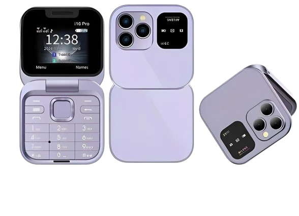 Kompaktes Dual-SIM-Klapphandy – Lange Akkulaufzeit, leichtes Design