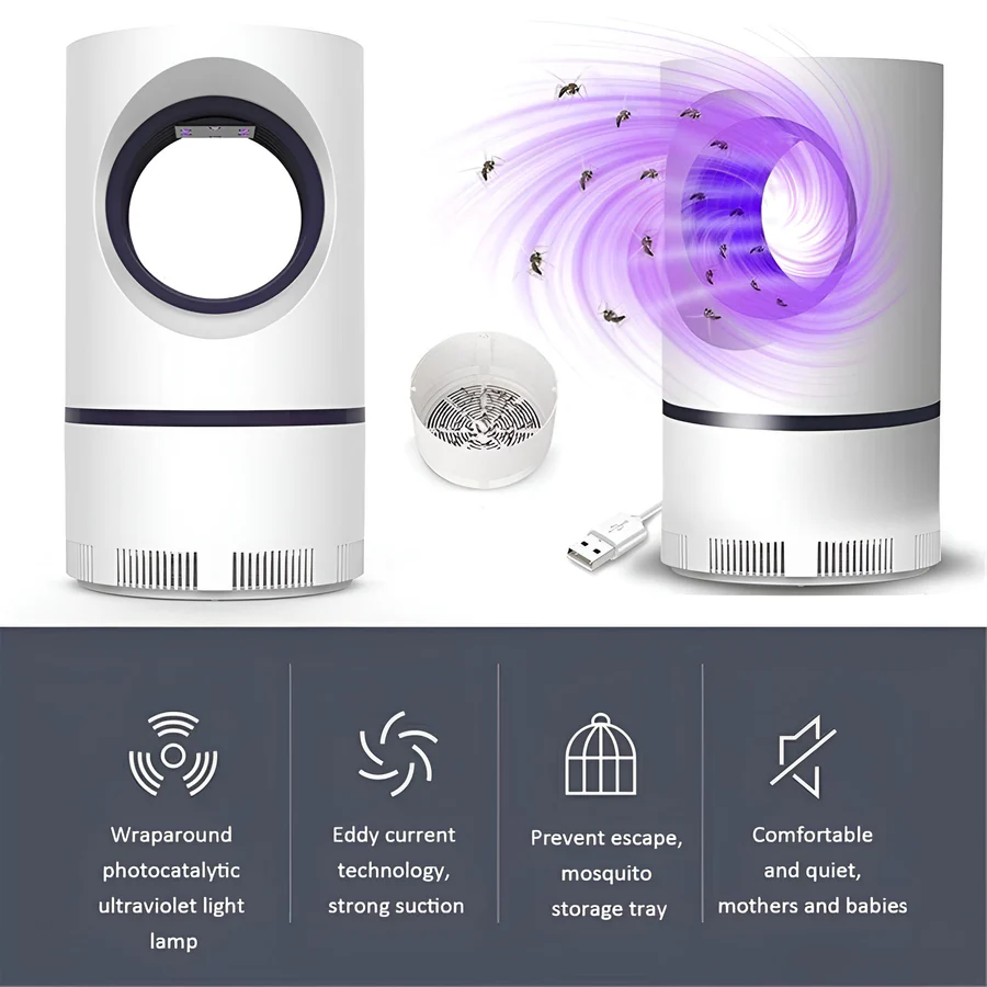 Electric UV Insect Trap – Automatic Mosquito & Fly Eliminator