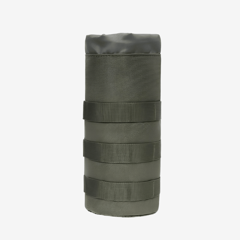 MOLLE-flaskeholder — 1.5L, kraftig vævsbåndsmontering