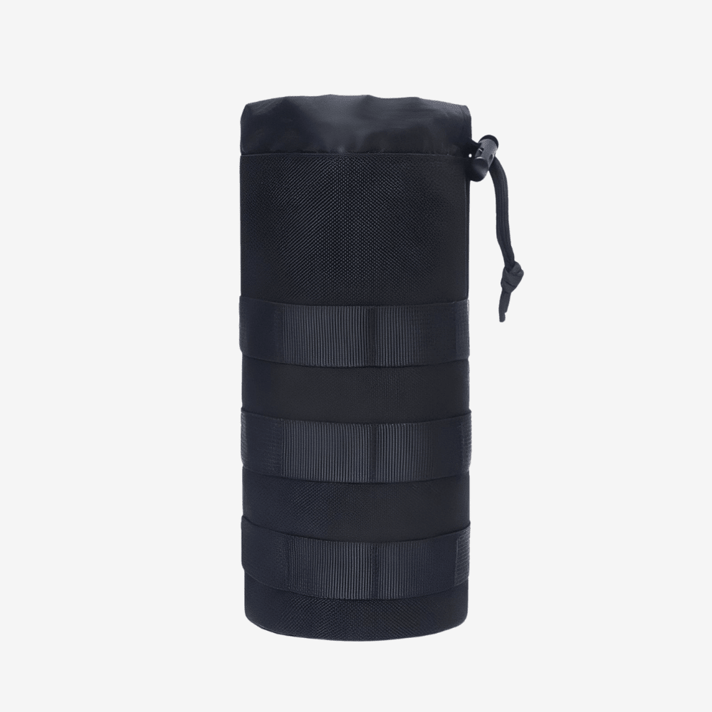 MOLLE-flaskeholder — 1.5L, kraftig vævsbåndsmontering