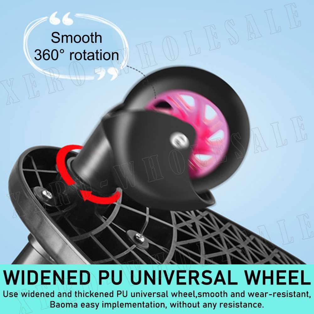 Kinderwagen-Trittbrett-Sitz-Steh-Verbindungselement – 360°-Schwenkräder, werkzeugfreie Montage