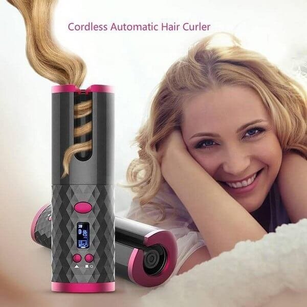 Automatic Wireless Hair Curler — One-Press Activation