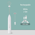 Espumador y batidor de leche portátil de acero inoxidable 304 — 30 cm, 126 g